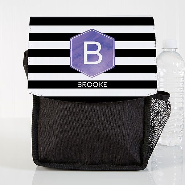 Personalized Lunch Bag Modern Stripe Personalized Lunch Bag Modern Stripe 18523