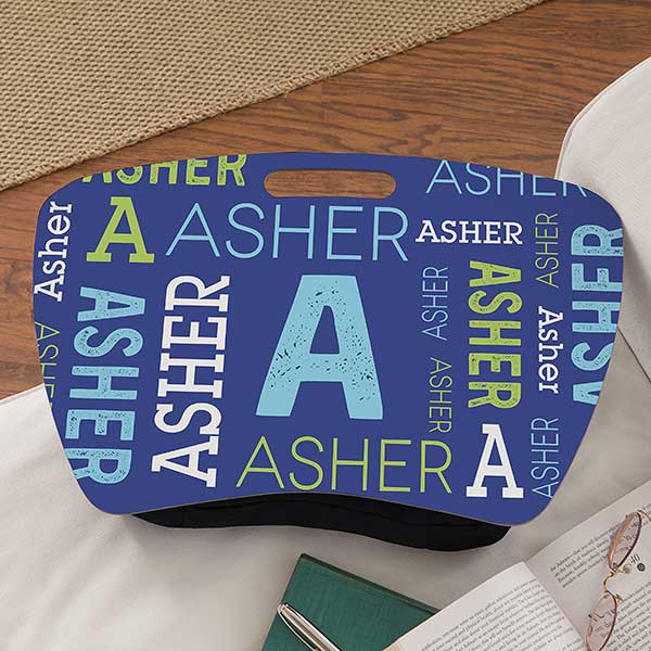 Repeating Name Personalized Lap Desk | Gifts For Kids