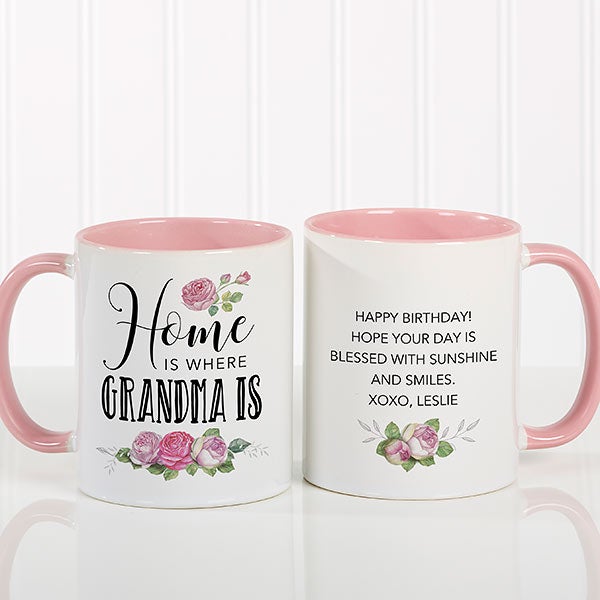 Personalised Cup Photo Mug Cup MUM Design Birthday Mug Pink Mother's Day Mug 