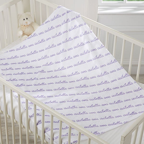 Personalized Baby Blankets - Playful Name - 18557