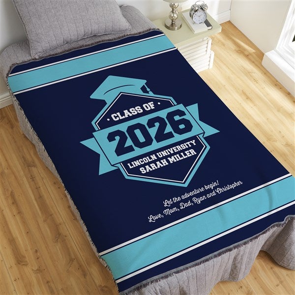 Personalized Graduation Blankets - Graduation Gift - 18577