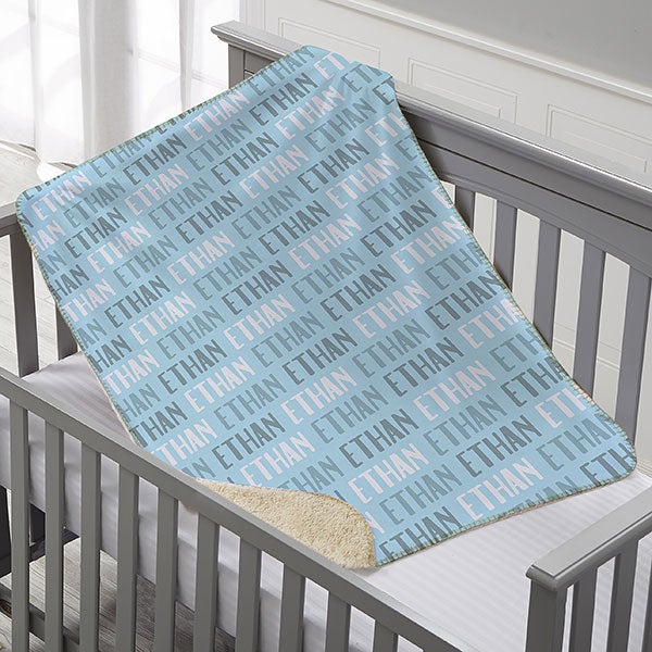 Baby Boy Name Personalized Baby Blankets - 18581