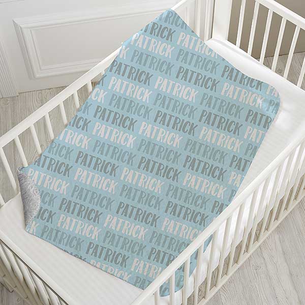 Baby Boy Name Personalized Baby Blankets - 18581