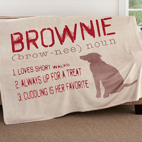 Personalized Dog Blankets - Definition Of My Dog  - 18587