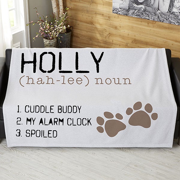 Personalized Dog Blankets - Definition Of My Dog  - 18587