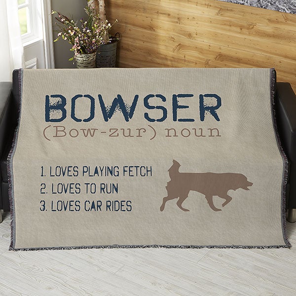 Personalized Dog Blankets - Definition Of My Dog  - 18587