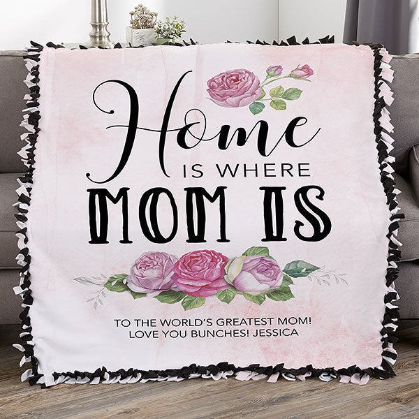 personalized blankets for mom