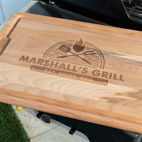 Personalized BBQ Cutting Board 15x21 The Grill