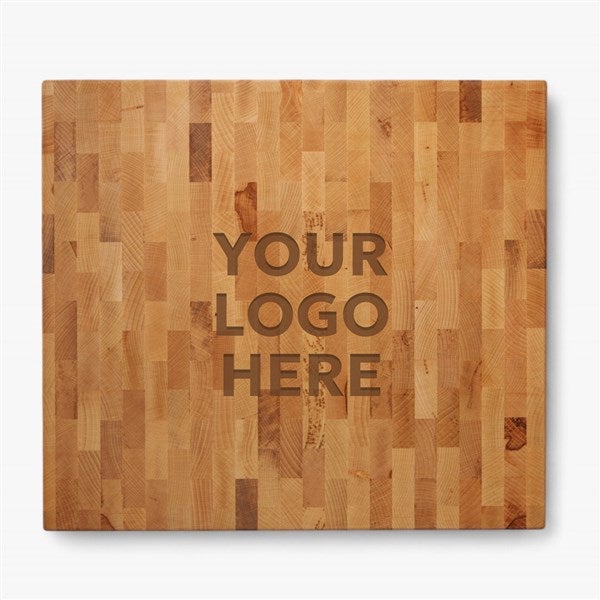 Personalized Business Logo Butcher Block Cutting Boards - 18604