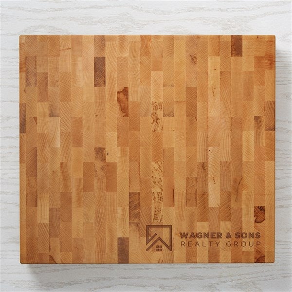 Personalized Business Logo Butcher Block Cutting Boards - 18604