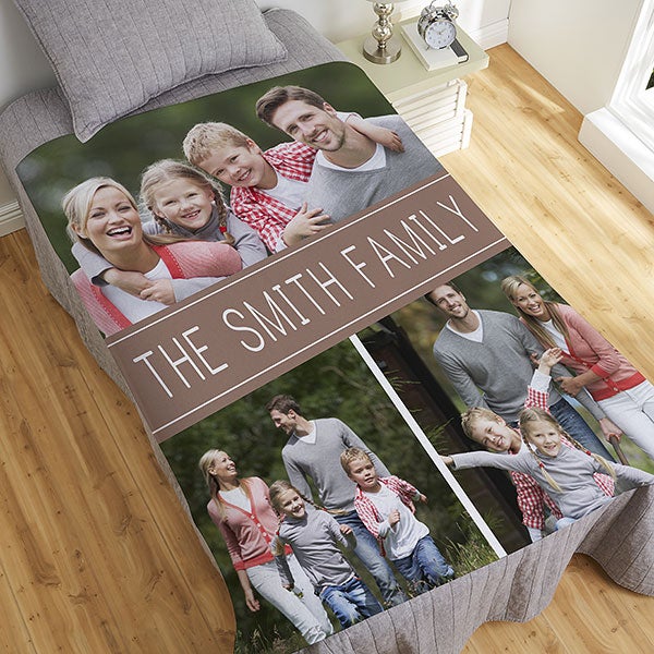 Personalized Photo Collage Blankets - 18619