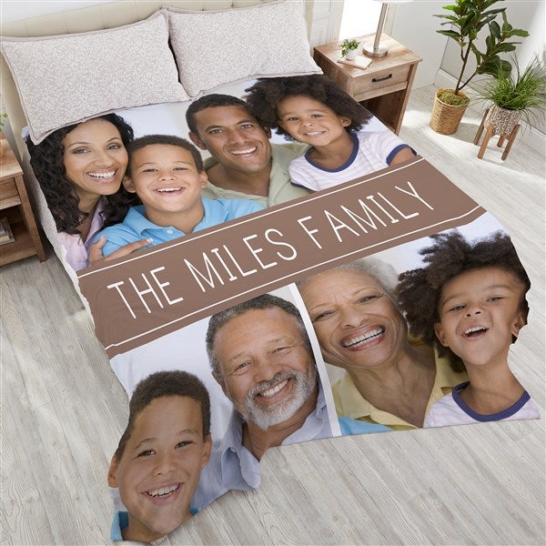 Personalized Photo Collage Blankets - 18619