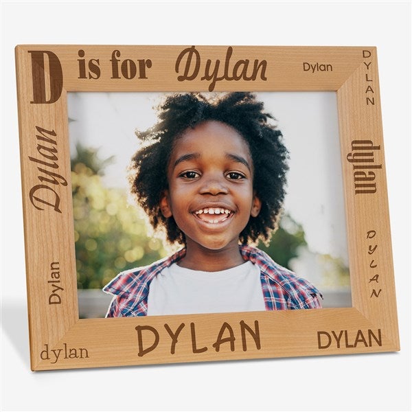 Personalized Picture Frame for Kids - Alphabet Name Design - 1862