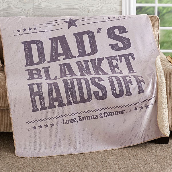 Personalized Blankets For Men - Add Any Text - 18628