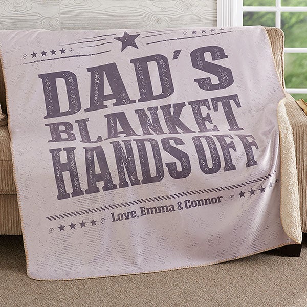 Personalized Sherpa Blankets For Him
