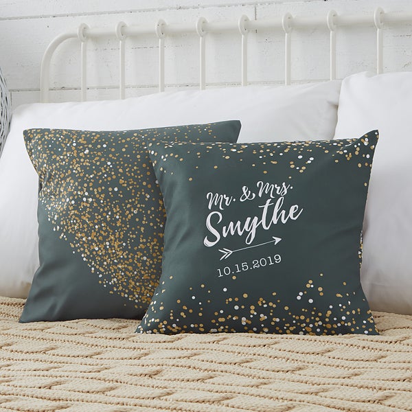 Personalized Throw Pillows Sparking Love