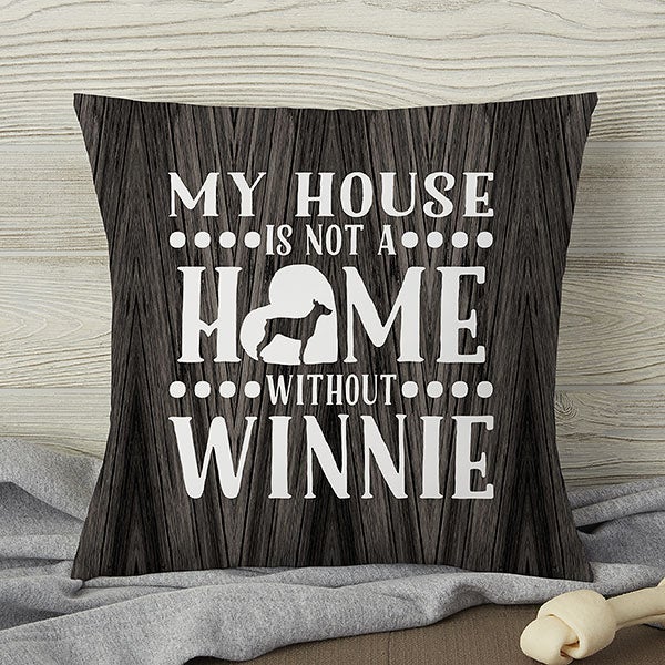 personalized dog throw pillows