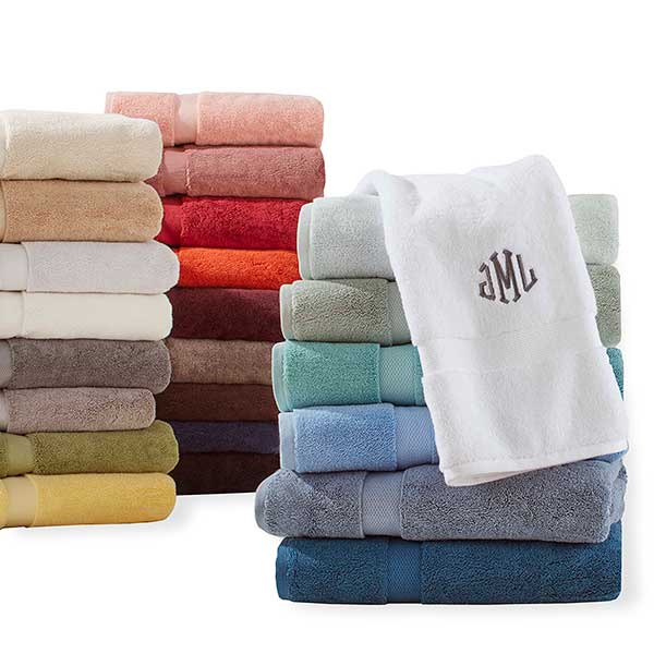 engraved towels