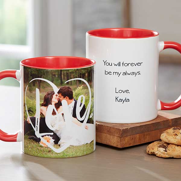 Personalized Photo Coffee Mug with Graphic Overlay - 18714