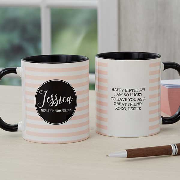 Name Meaning Custom Coffee Mugs - 18720