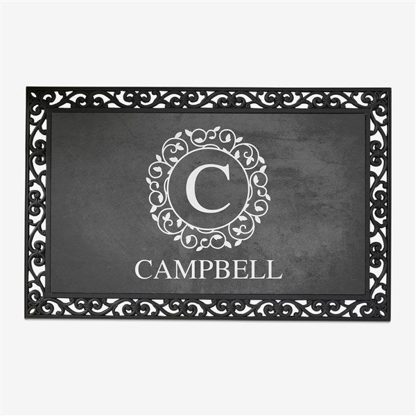 Custom Monogram Doormats - Circle & Vine - 18744