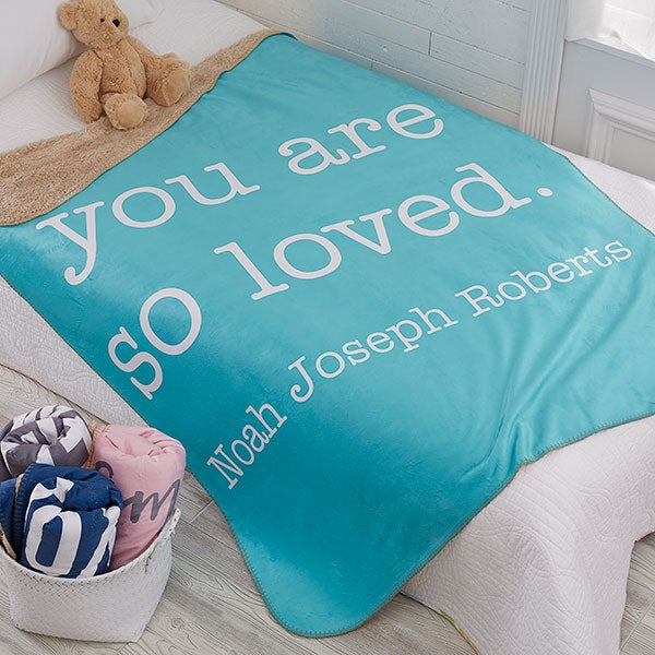 personalized kids blankets
