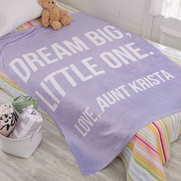 personalized kids blankets