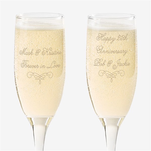 Personalized Champagne Flute - Write Your Own Text - 18756