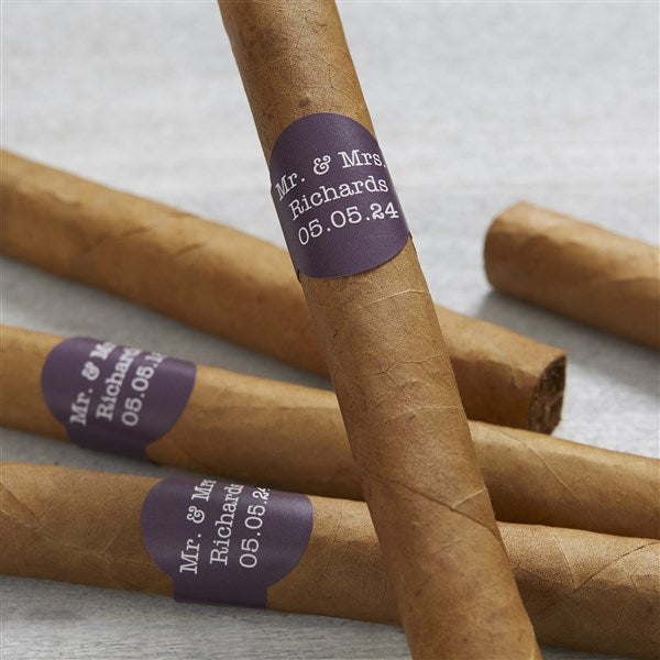 Personalized Cigar Labels - Wedding Expressions - 18761