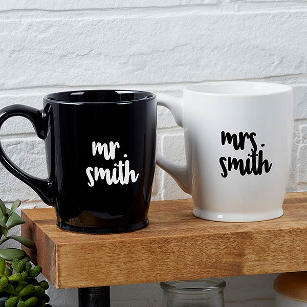 Personalized Wedding Coffee Mugs Mr Mrs Personalized Wedding Coffee Mugs Mr Mrs 18763