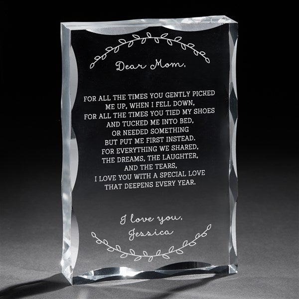 Personalized Keepsake - Forever A Mother Poem - 18799