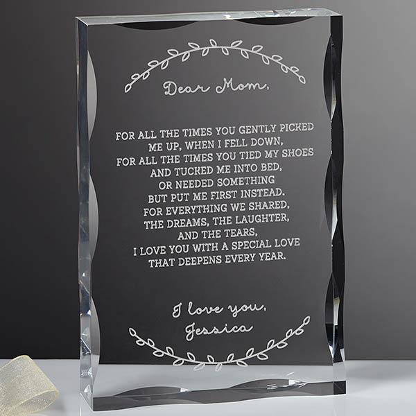 Personalized Keepsake - Forever A Mother Poem - 18799