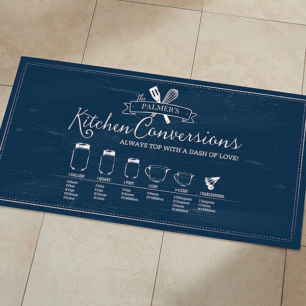 Personalized Doormats - Kitchen Conversion Chart - 18834