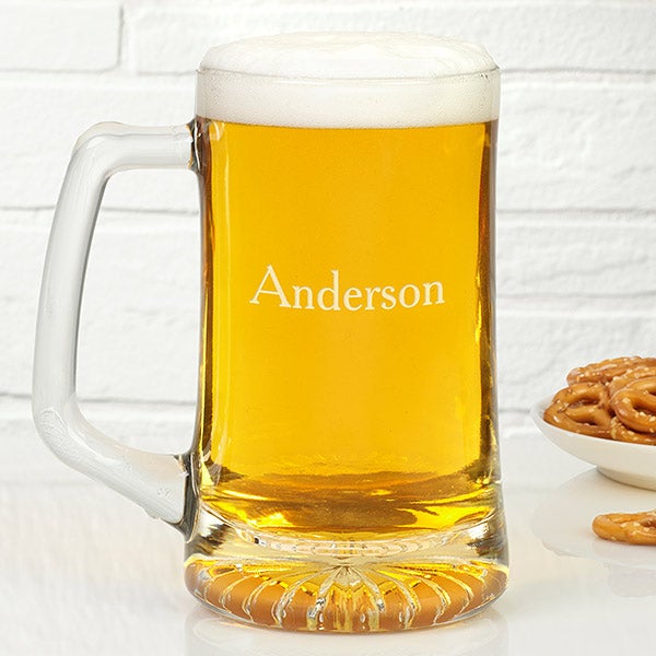 Personalized Beer Mugs - Monogram or Name - 18878