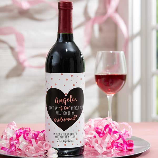 X 1 Personalised A daughter Is....Wine Bottle Decal//sticker