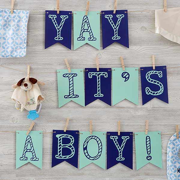 Personalized Baby Bunting Banner - 18934