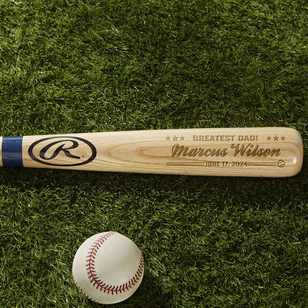 Personalized Rawlings Baseball Bat - Father of the Year - 18951