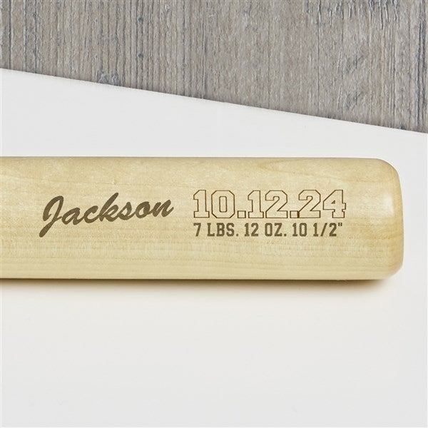 Baby Announcement Personalized Mini Baseball Bat - 18952