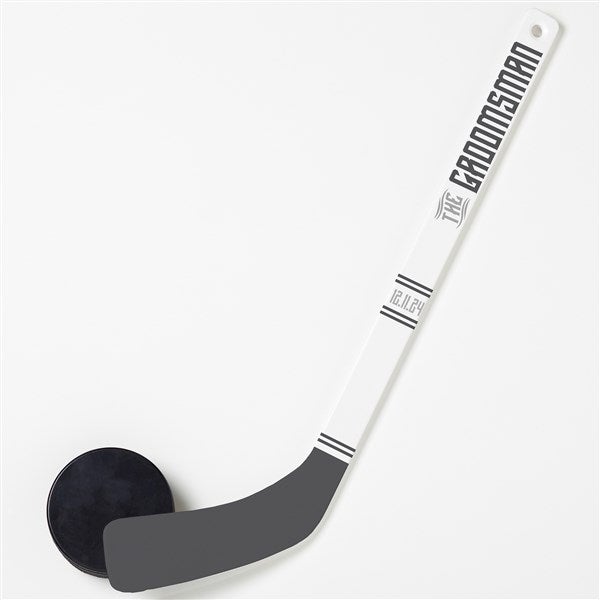 Personalized Mini Hockey Stick - Groomsmen Gift - 18966