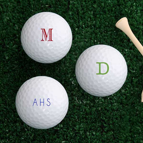 Personalized Golf Balls - Set of 12 - Name or Monogram - 18971