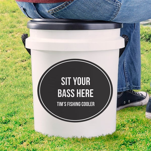 Sit 'N Fish Personalized Bucket Seat- 5 Gallon