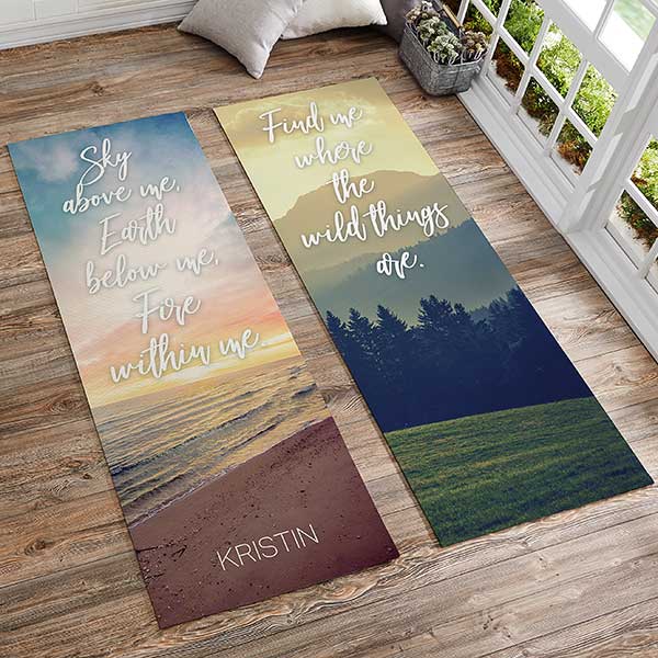 Design your own Yoga Mat, Custom Photo Yoga Mats