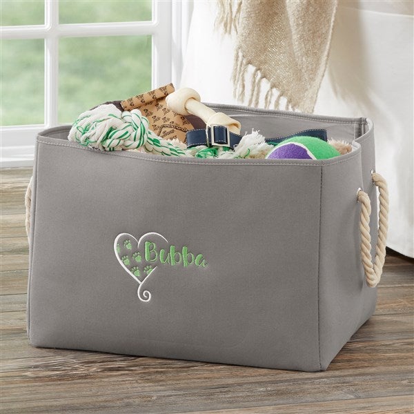 Personalized Dog Toy Storage Tote - 18989