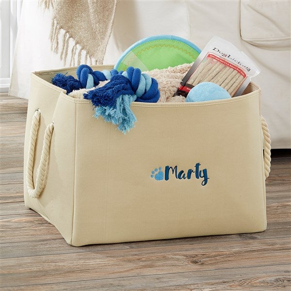 Personalized Dog Toy Storage Tote - 18989