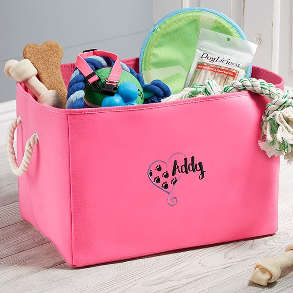 Personalized Dog Toy Storage Tote - 18989