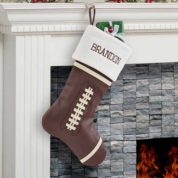 Personalized Football Christmas Stockings