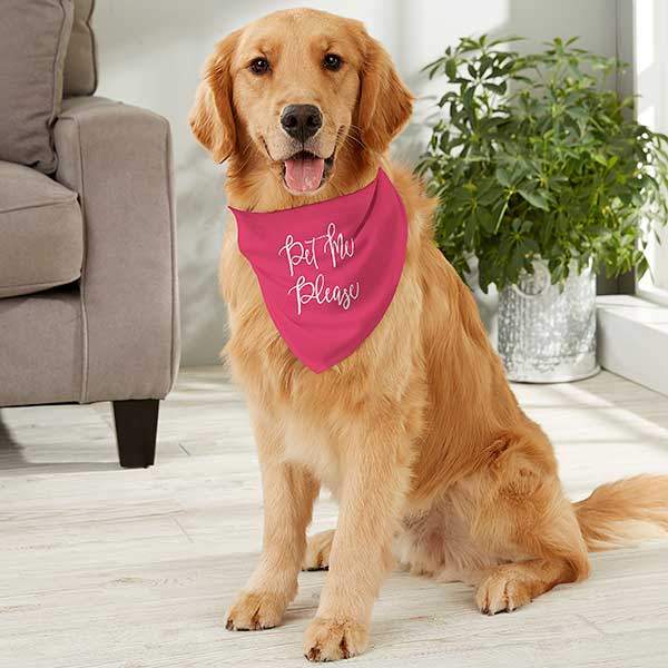 Personalized Dog Bandana - Add Any Text - 19041