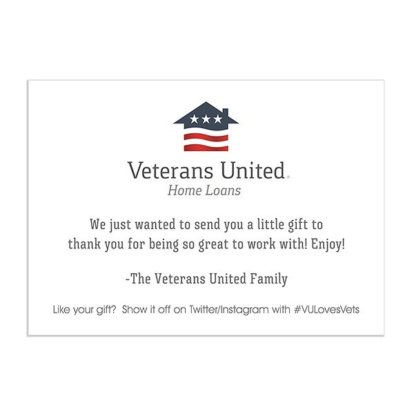 Veterans United Personalized Greeting Card - 19086