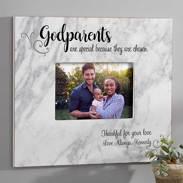 Personalized Godparent Picture Frames - 19104