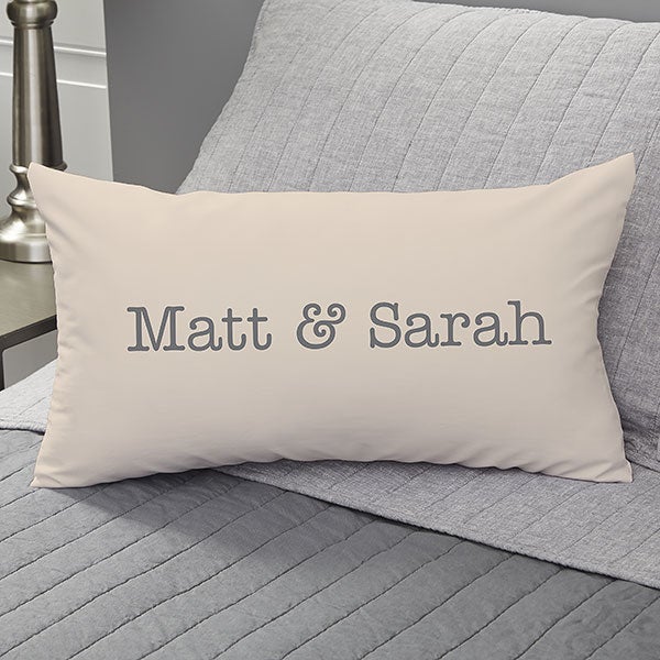 Personalized Throw Pillows - Romantic Expressions - 19123